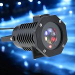 Projektor, kültéri kivetítő, 12 ünnepi mintával