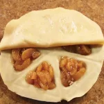 6 szeletes töltött pite, pizza, sütemény sütő forma