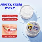 White Plus fogfehérítő por dohányzás okozta foltok csökkentésére, megszüntetésére