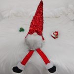 Világító karácsonyi skandináv manó 23cm