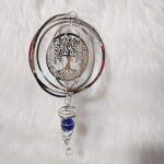 Különleges életfa és szív motívummal díszített golyós spirál, energetizáló 