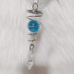 Különleges életfa és szív motívummal díszített golyós spirál, energetizáló 