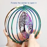 Különleges életfa és szív motívummal díszített golyós spirál, energetizáló 