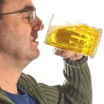 Trükkös söröskorsó, dupla falú hűtő korsó 500 ml