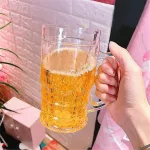 Trükkös söröskorsó, dupla falú hűtő korsó 500 ml