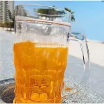 Trükkös söröskorsó, dupla falú hűtő korsó 500 ml