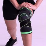 Kompressziós térdrögzítő pántokkal