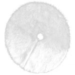 Karácsonyfatalp takaró, karácsonyfa szoknya , hófehér szőrme , műszőrme 90cm