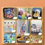 12db-os Akril filc készlet, kőre, textilre, fára, üvegre