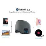 Többfunkciós, bluetooth-os alvómaszk beépített fejhallgatóval pihenéshez, alváshoz, meditációhoz