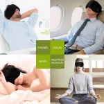 Többfunkciós, bluetooth-os alvómaszk beépített fejhallgatóval pihenéshez, alváshoz, meditációhoz