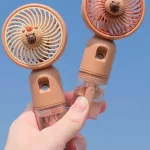 Capybara dizájn hordozható kézi ventilátor arcpermet