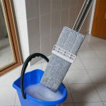 Lapos, nagy felmosó mop, önkicsavarós