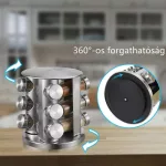 Forgatható fűszertartó 13 részes 