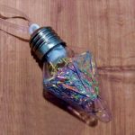 LED-es karácsonyfa függődísz, elemes, 3db