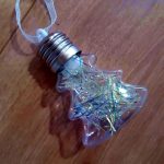 LED-es karácsonyfa függődísz, elemes, 3db