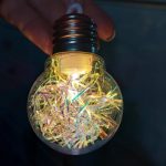 LED-es karácsonyfa függődísz, elemes, 3db