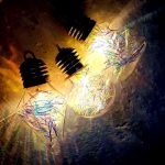 LED-es karácsonyfa függődísz, elemes, 3db