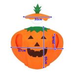 Halloween tök jelmez cukorkagyűjtővel, gyerekeknek 