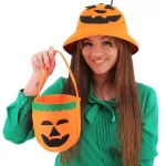 Halloween csokigyűjtő, cukorkagyűjtő táska 