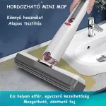 Hordozható, kézi Mini mop, felmosó, takarító 