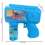 Stitch mintás automata buborékfújó pisztoly