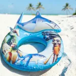 Állatos felfújható gyerek úszógumi, cápa, delfin 