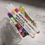 48db-os vékony Akril filc készlet, kőre, textilre, fára, üvegre