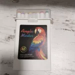 48db-os vékony Akril filc készlet, kőre, textilre, fára, üvegre