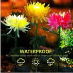 Napelemes napraforgó,  LED kerti világítás 2db-os