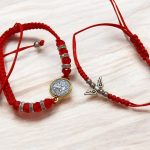 Piros , védelmező,  szerencse karkötő
