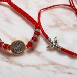 Piros , védelmező,  szerencse karkötő