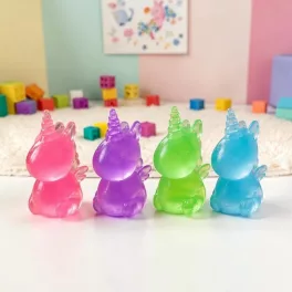 Unikornis forma Jelly Squish zselés squishy