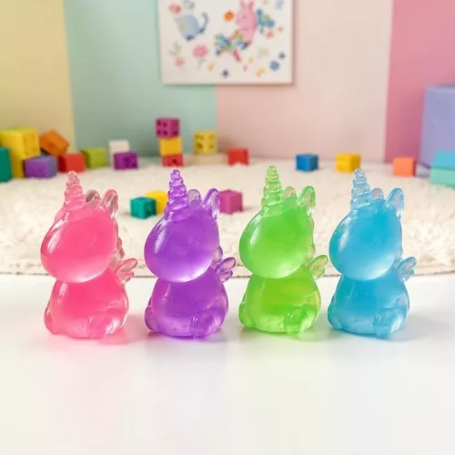 Unikornis forma Jelly Squish zselés squishy