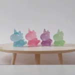 Unikornis forma Jelly Squish zselés squishy