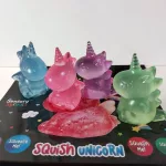 Unikornis forma Jelly Squish zselés squishy