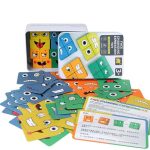 Kézségfejlesztő emoji, arc kirakós fejlesztő játék 