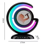 Bluetooth Karaoke hangszóró színes RGB fényekkel és mikrofonnal 