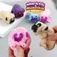 Homokkal töltött nyomkodható Mopsz kutya Stresszoldó squishy