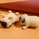 Homokkal töltött nyomkodható Mopsz kutya Stresszoldó squishy