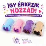 Homokkal töltött nyomkodható Mopsz kutya Stresszoldó squishy