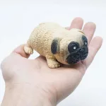 Homokkal töltött nyomkodható Mopsz kutya Stresszoldó squishy