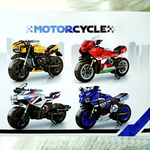 JIQILE Technic Sportmotor építő készlet, építőjáték