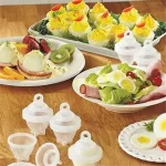 6 részes tojásfőző ajándék szétválasztóval, héjnélküli tojásfőzés