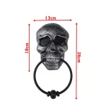Koponya, beszélő, világító ajtókopogtató, Halloween dekoráció