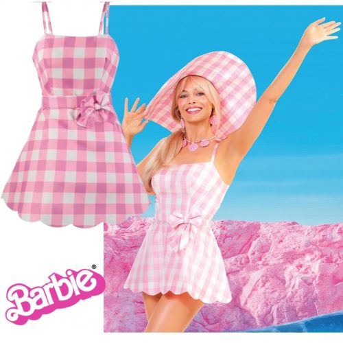 Barbie ruha,  jelmez parókával 