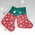 Filc karácsonyi Mikulás csizma 35cm-es