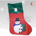 Filc karácsonyi Mikulás csizma 35cm-es