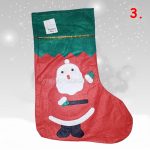 Filc karácsonyi Mikulás csizma 35cm-es