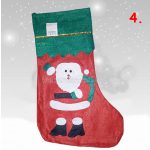 Filc karácsonyi Mikulás csizma 35cm-es